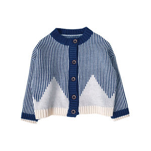 出口韩法国意大利欧美品牌外贸单专柜剪标小男童装针织衫毛衣外套