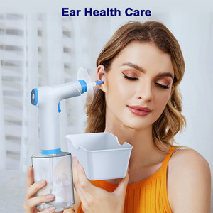 电动冲耳器带耳罩家用便携式耳道清洗器洗耳工具耳朵清洁冲洗神器