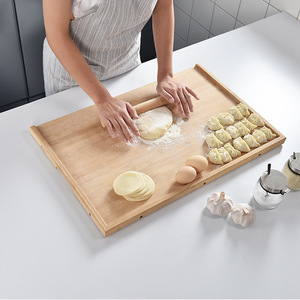 陶陶居厨具大号实木案板切菜板砧板揉面板多功能竹制饺子板