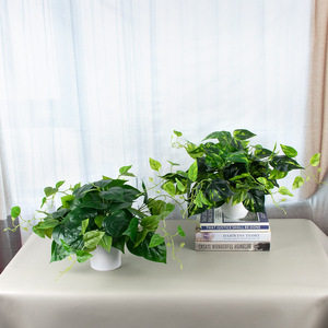 百里香会议室桌面假花仿真花绿萝摆设高品质室内客厅造景植物绿植