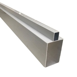 新品厨柜立柱卡j槽凸型山字铝u型槽方管铝材铝型材铝合金卡槽定制