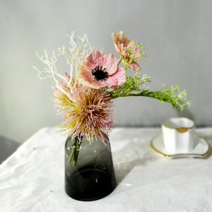 北欧假花仿真花卧室房间装饰品小花束摆件客厅茶几摆花盆栽餐桌花