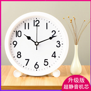 钟表摆件个性创意时钟家用台式客厅卧室静音桌面台钟现代简约座钟