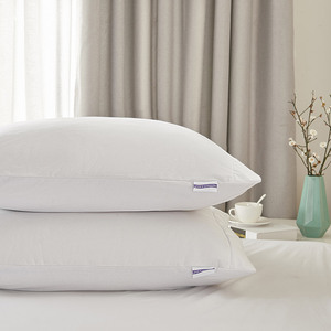 寝之堡儿童防螨防水枕套r单个四季棉质防尘螨枕头枕芯保护套一对