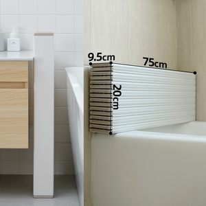 【自营】日本进口TOPRE折叠浴缸盖家用浴室盖板架保温盖浴缸防尘
