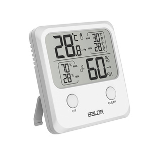 易美特电子温度计家用厨房婴儿房高精度温湿度计室温计精准温度表