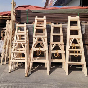 梯子木头实木便携刮腻子木制木质简易人字梯2米木工梯凳装修工地