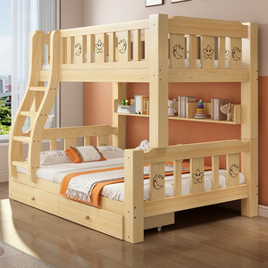 促销厂上下铺木床实木高低床两层子母床大人儿童床成年母子上下床