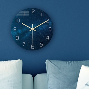 CC020 星云星空挂钟 亚克力材质静音机芯卧室客厅装饰时钟