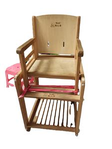 特儿福实木多功能宝宝餐椅，可以两用，既可以当餐椅，又可以当玩