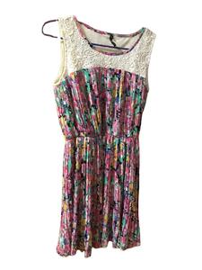 摩奥夏季新款无袖时尚雪纺连衣裙，尺码160cm左右。
