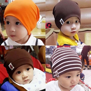 日本购秋冬男童6-12个月婴儿帽子5春秋1岁小孩3男孩2宝宝7薄款0秋