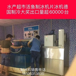 河北衡水沧州制冰机冰块机水产加冰食品加工生鲜超市片冰机冷饮冰