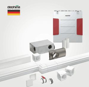 德国原装进口Dephina壁挂式热交换新风系统主机Deph.WohnEC300WET