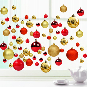 圣诞新年装饰店铺吊顶挂饰彩球吊球橱窗吊饰场景布置用品道具挂件