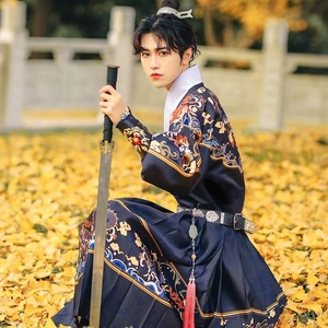 【流烟昔泠】 御风伴郎服出租飞鱼服贴里明制汉服男款汉服婚礼