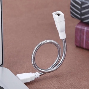 USB延长线软管灯头专用金属软管可万向随意弯曲蛇形管通用USB插口