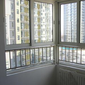 彩铝门窗/铝合金门窗/中空钢化玻璃/铝合金封阳台/铝合金窗子