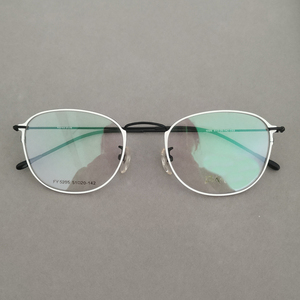 白色眼镜框复古时尚全框近视眼镜架男女同款可配近视防蓝光镜片
