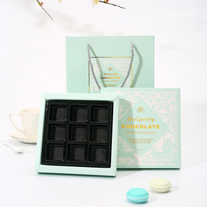 生巧包装盒高档9粒情人节礼品盒定制手工精美巧克力包装空盒定做
