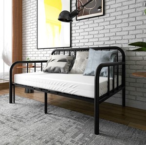 简约现代铁艺网红沙发两用床小户型多功能伸缩家用客厅坐卧铁架床