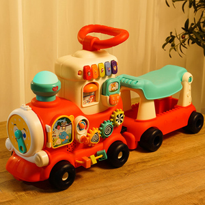 小火车学步车手推车男女宝宝滑行车婴儿童周岁礼物玩具车礼物
