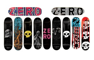 美国Zero进口滑板板面 深脚窝板面 ZERO 整板包邮 板面附送砂纸