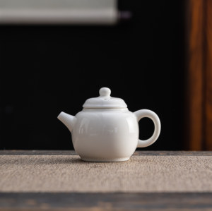 小瓷壶合集 德化白瓷泡茶壶陶瓷茶壶小号单个日式功夫茶具家用
