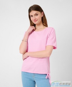 德国代购BRAX/24年夏季新款女装圆领套头T恤衬衫 CANDICE 34-4228