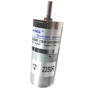 微型低速金属减速电机ZGA25RP12V/24V 扭矩大正反转可调速噪音小