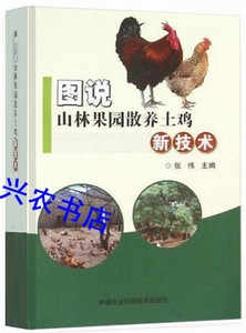 图说果园林地散养土鸡技术3视频U盘+2本书籍柴鸡土鸡养殖管理教程