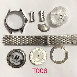 手表配件 代用天梭力洛克T006表壳T41壳套 316钢壳适配2824机芯