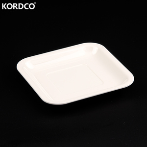 密胺餐具菜盘方形小盘子白色甜品盘骨碟中式四方盘平盘小吃盘塑料