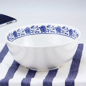 塑料圆碗大汤碗面碗商用菜碗粥碗中式摆台碗家用饭碗创意个性小碗