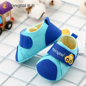 童泰婴儿矫正针织学步鞋软底防滑魔术贴婴童鞋0-1岁地板鞋
