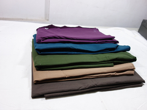 16条全棉秋冬季弹力灯芯绒布料，服装面料零头布料（浅咖啡紫色）