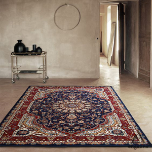 波斯土耳其传统民族图案Persian机织丙纶红蓝经典商铺地毯