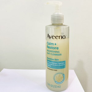Aveeno艾维诺小白菊舒缓保湿洗面奶232ml敏感肌可用水润嫩肤洁面
