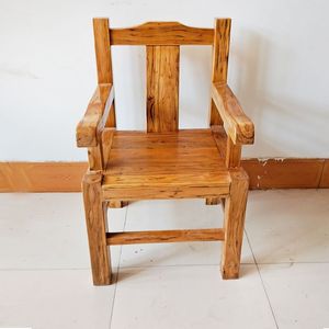 老榆木实木椅久坐高靠背家用餐椅办公扶手茶桌座椅主人小凳子