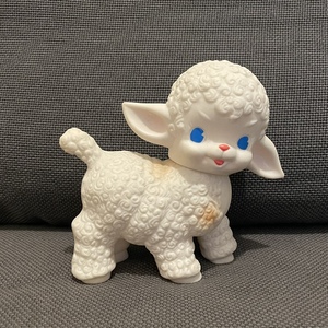 日本昭和小羊玩偶摆件 东京发货