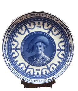 英国Wedgwood 2002-05年生日日历年份盘 女王蓝色纪念盘 西洋名瓷