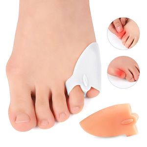 新款小脚趾内翻矫正器可调节力度双孔分趾器重叠趾舒适矫正可穿鞋