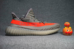 Adidas/阿迪达斯 Yeezy 350 V2 初代 灰橙 椰子 跑步鞋 BB1826