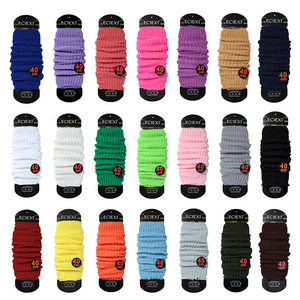 日系原宿风欧美外贸JK制服中筒学生舞蹈瑜伽装饰保暖针织堆堆袜套