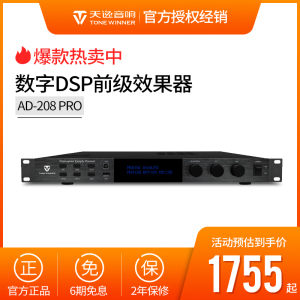 Winner/天逸 AD-208PRO混响器专业卡拉OK数字防啸叫前级效果器