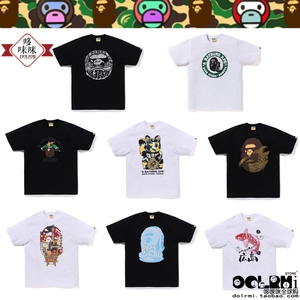 日本代购 BAPE STORE TEE 潮牌店铺限定猿人男款休闲短袖T恤0420