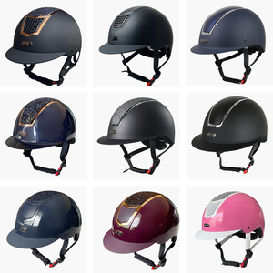 RIF马术头盔骑马装备儿童马术头盔成人马术障碍头盔CE认证可调节