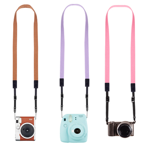 相机带背带肩带复古单反微单可爱适用于佳能拍立得索尼挂绳纯色