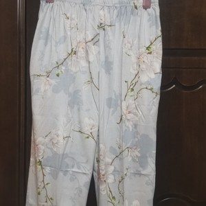 达尔丽专柜正品女士睡单裤棉加莫代尔针织长裤花卉82301青年休闲