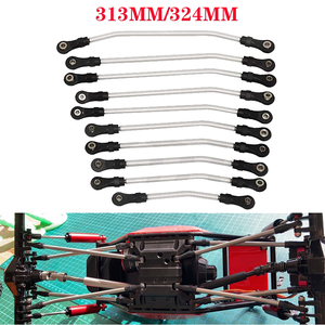 scx10 轴距 313 / 324 不锈钢车身拉杆 转向拉杆 十条装